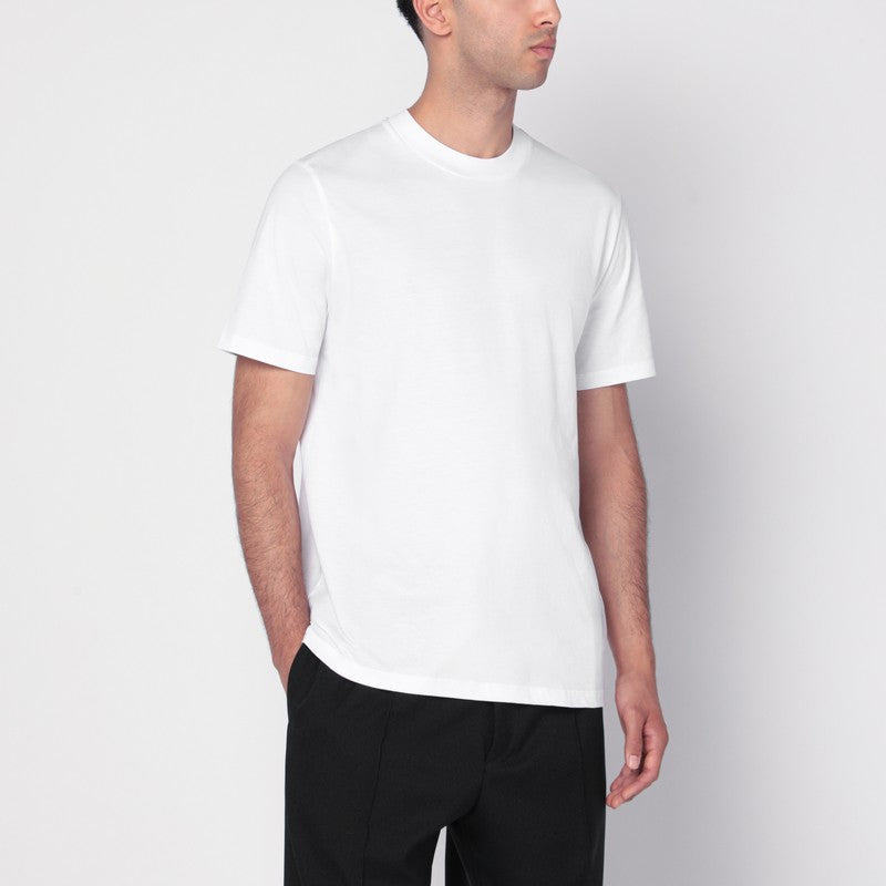 Jil Sander White Cotton T-Shirt Men - 1