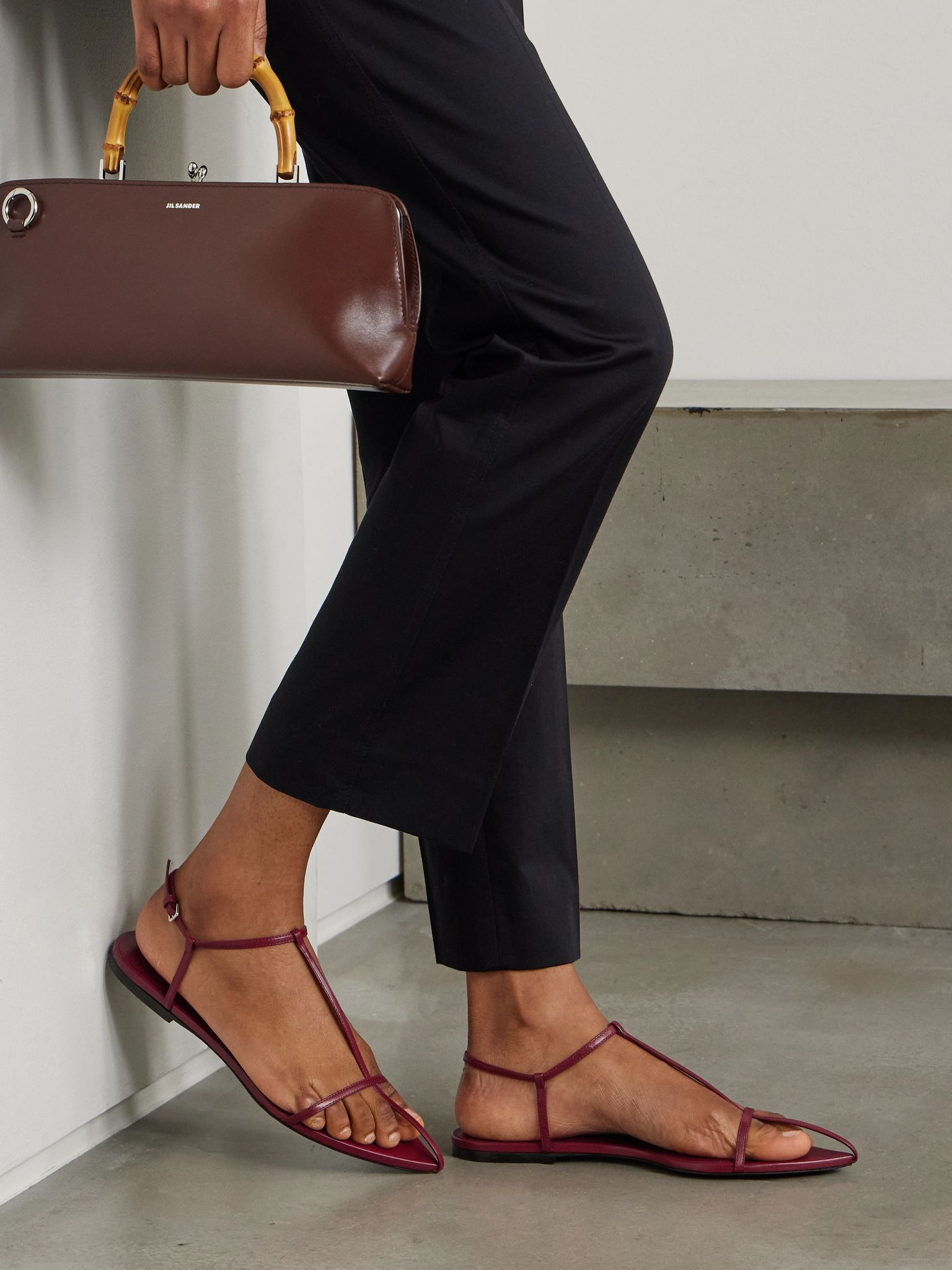 Leather sandals Red - 2