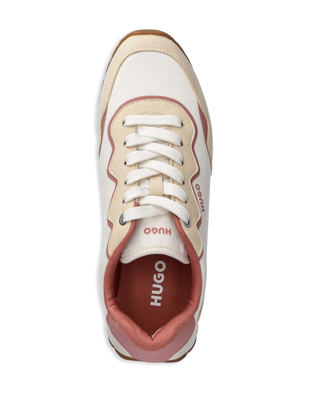 panelled sneakers - 4