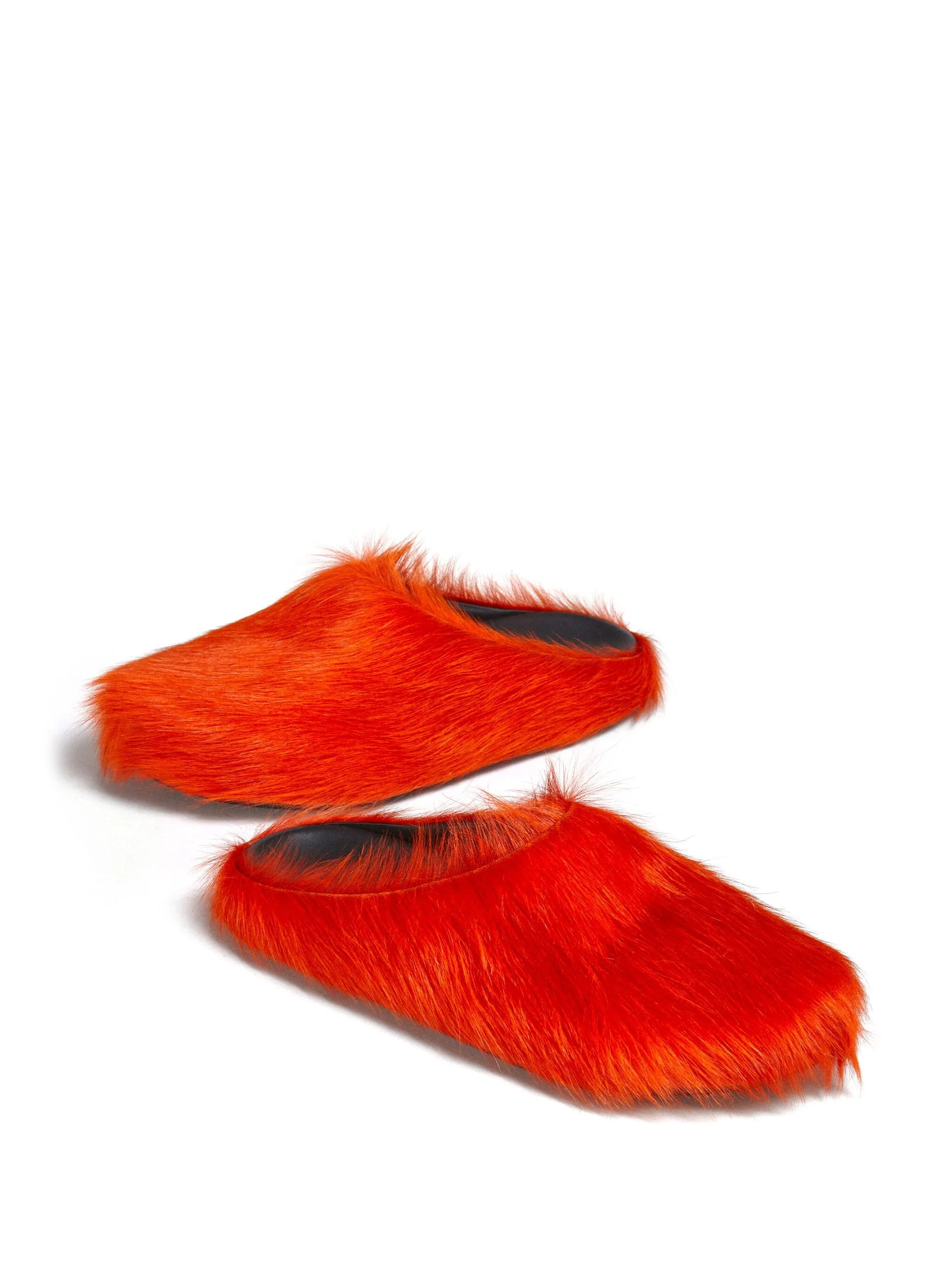 Fussbet Sabot Calf-hair Slippers - 2