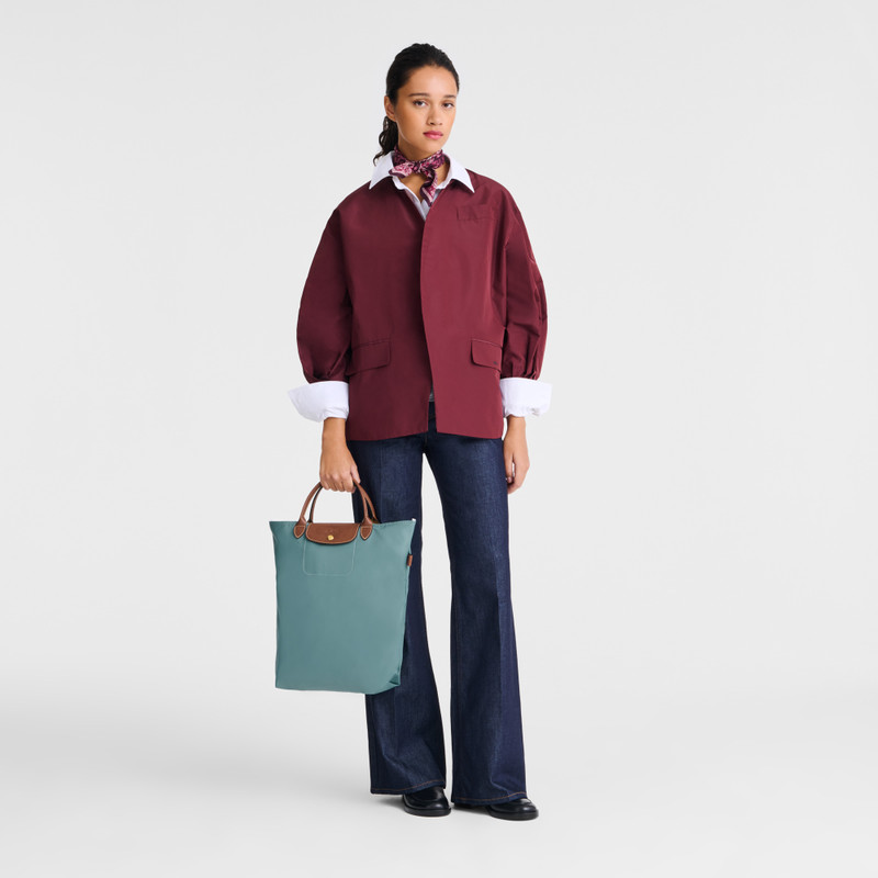 Longchamp Le Pliage Original M Tote bag Eucalyptus - Canvas outlook