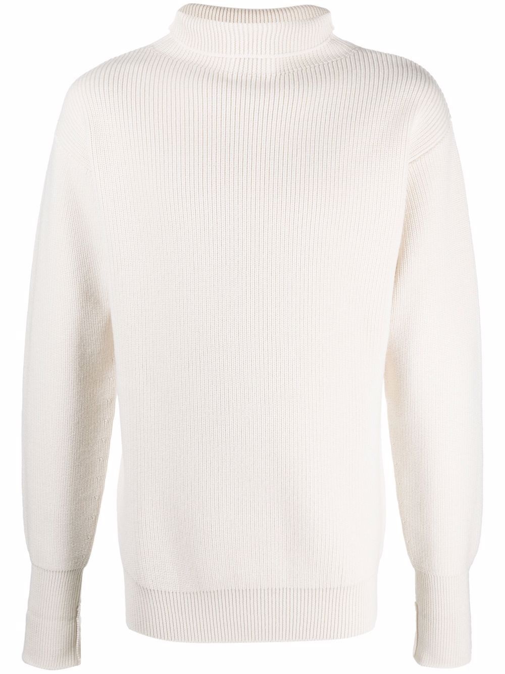 high-neck knitted jumper - 1