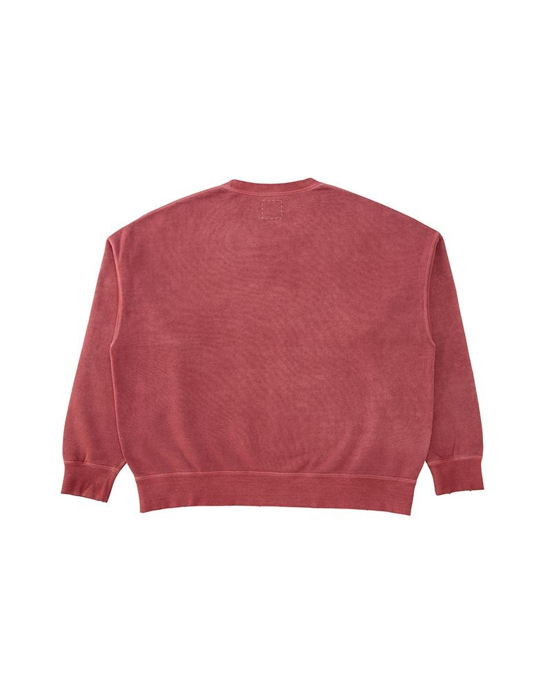 AMPLUS SB SWEAT L/S (U.D.) RED - 1