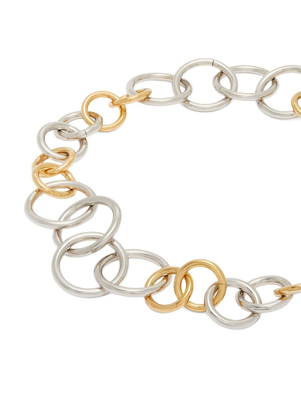 two-tone chain necklace - 3