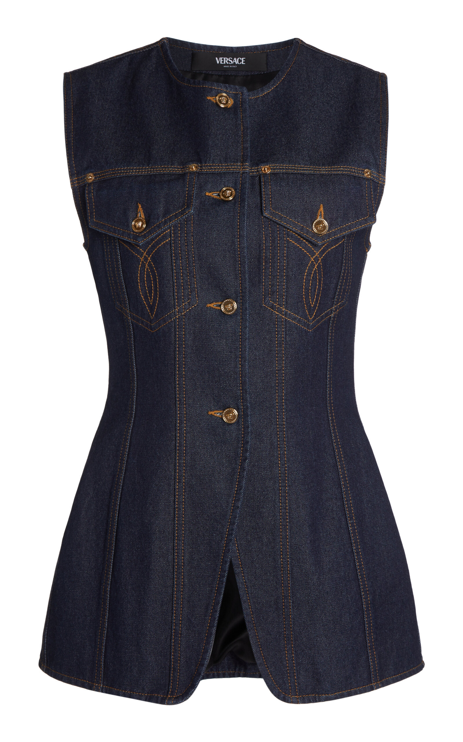 Denim Vest dark wash - 1