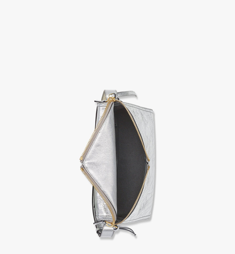 Diamant 3D Shoulder Bag in Metallic Calf Leather 5