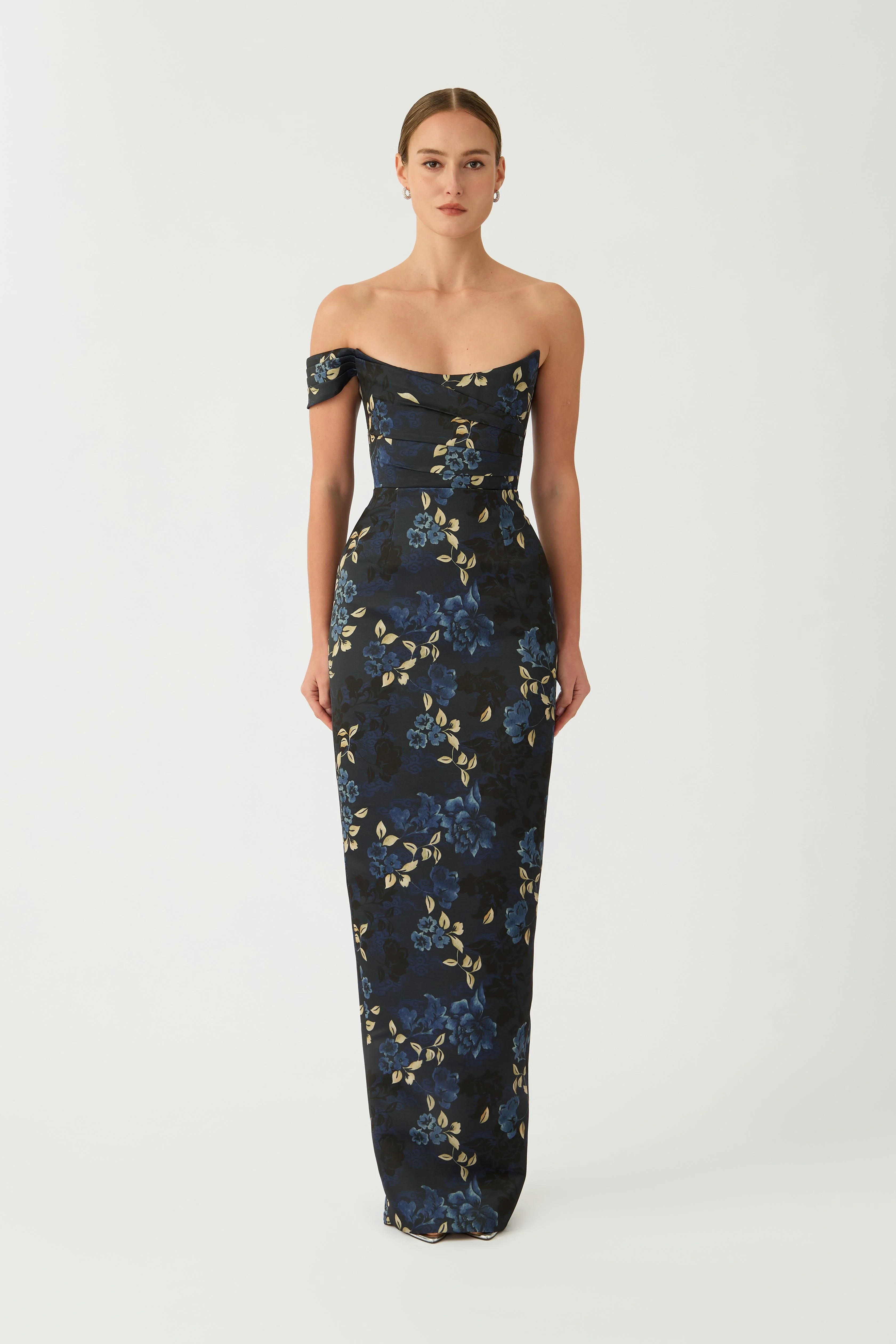 JACKSON SATIN GOWN - 1