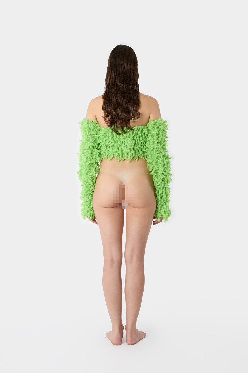 FRINGE TOP / acid green 4
