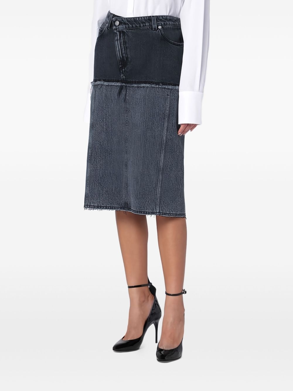Hybrid midi skirt - 3