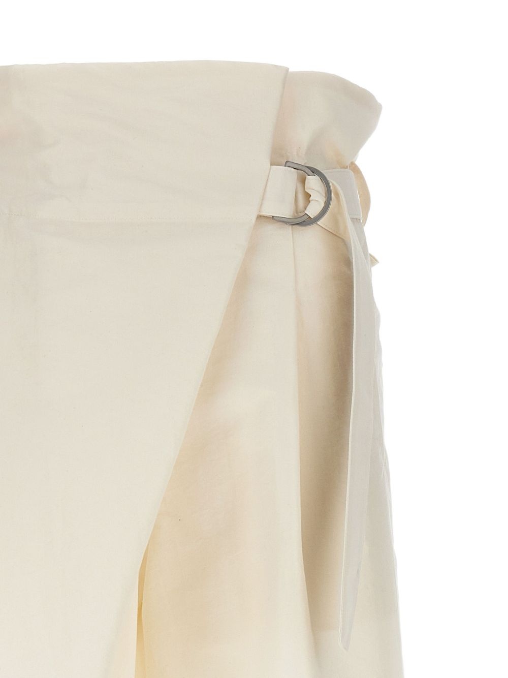 elastic-waistband wrap trousers - 2