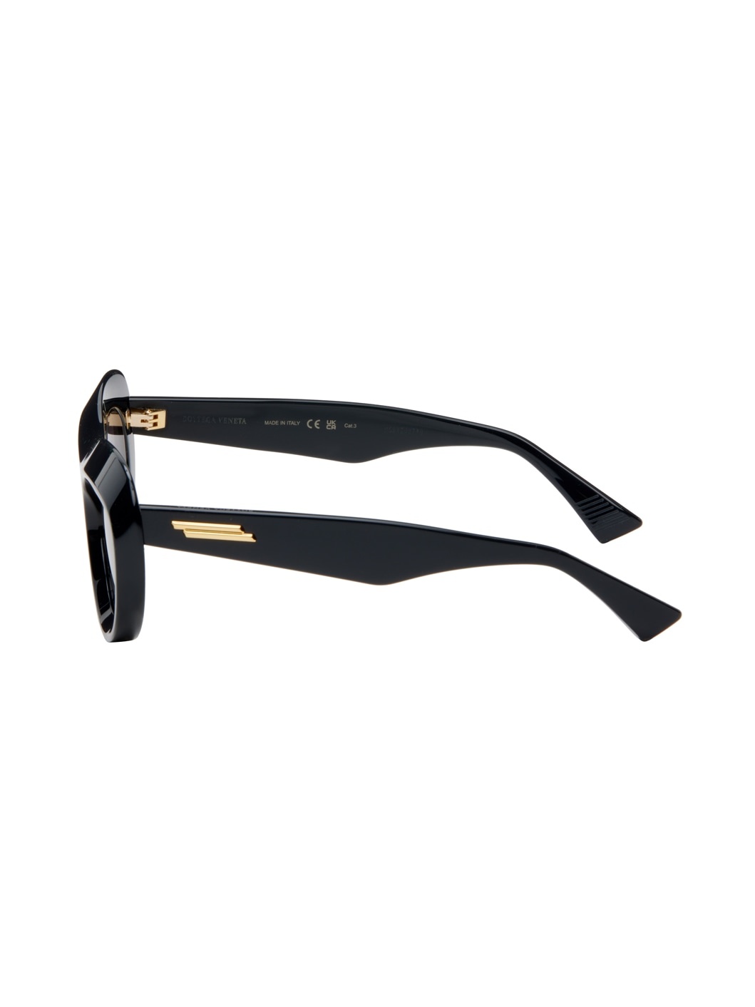 Navy Oval Sunglasses - 3