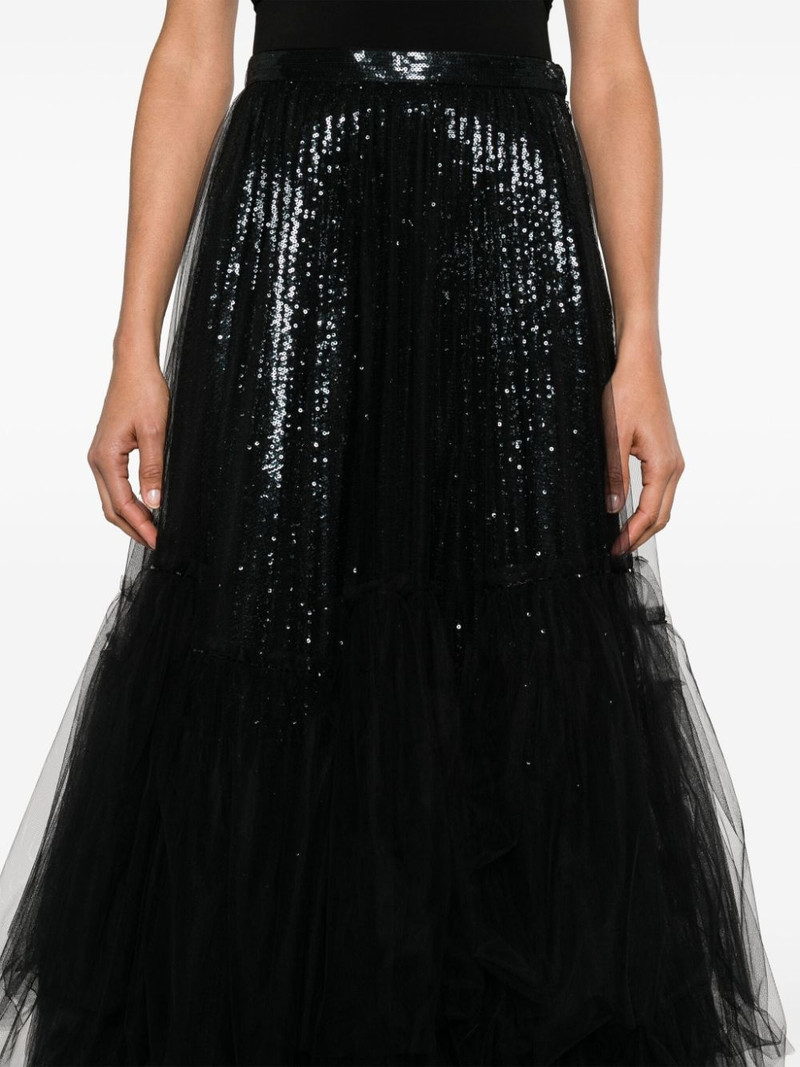 sequinned tulle maxi skirt 5