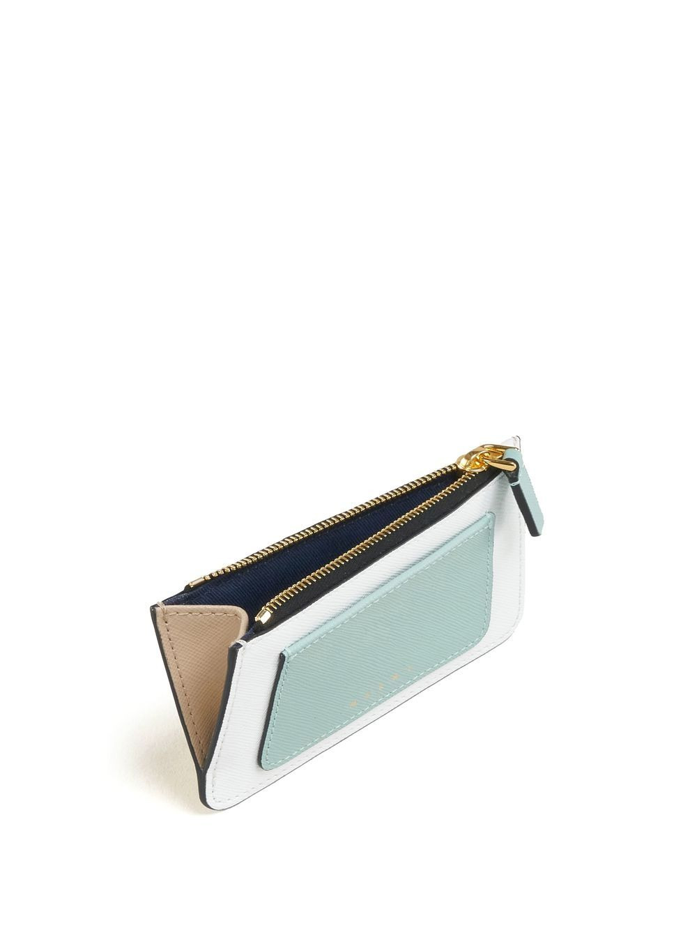embossed-logo cardholder wallet - 3