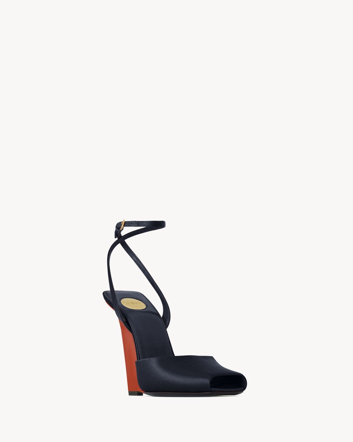 LA SCANDALE WEDGES IN SATIN CREPE - 3