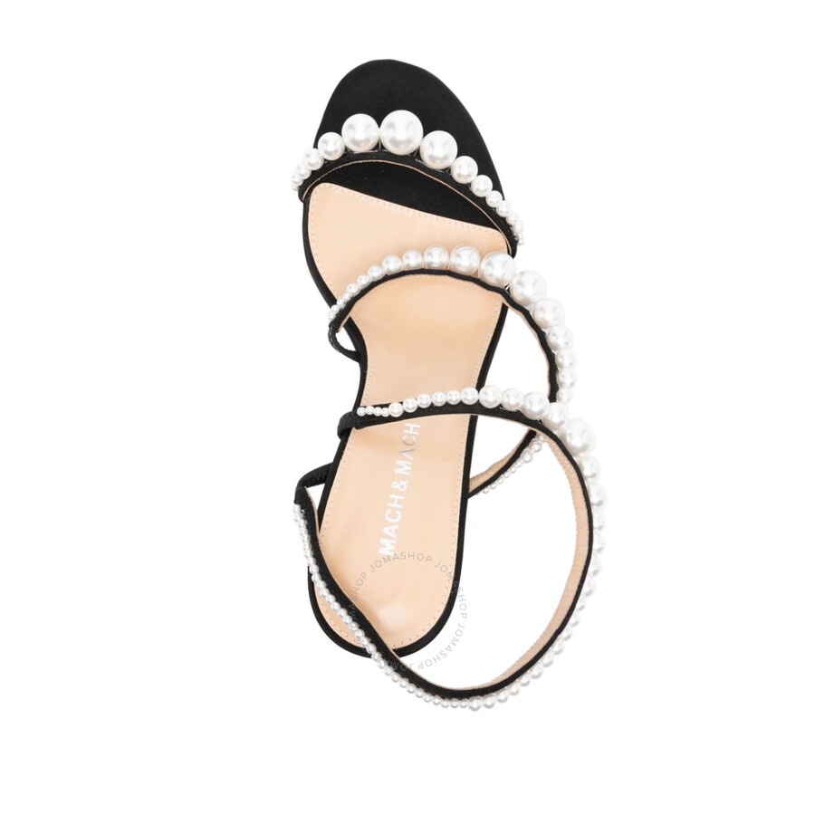 Mach & Mach Sirene Strappy Pearl Sandals - 3