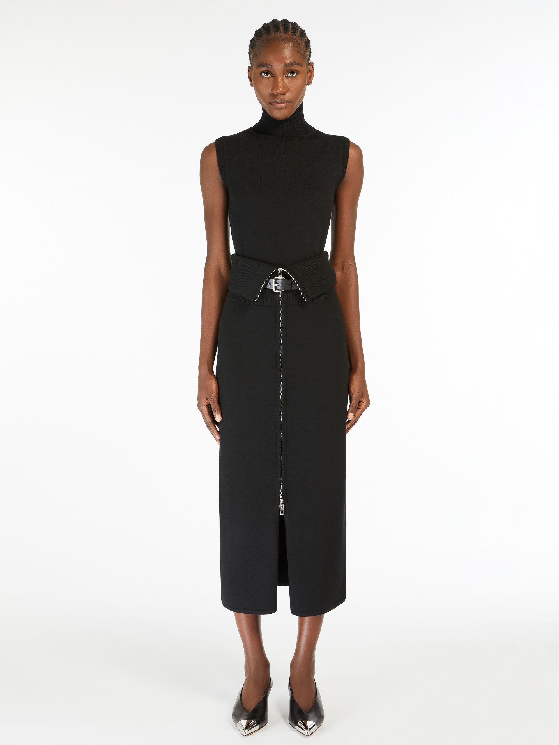 ARDENZA Sleeveless mock polo-neck sweater - 2