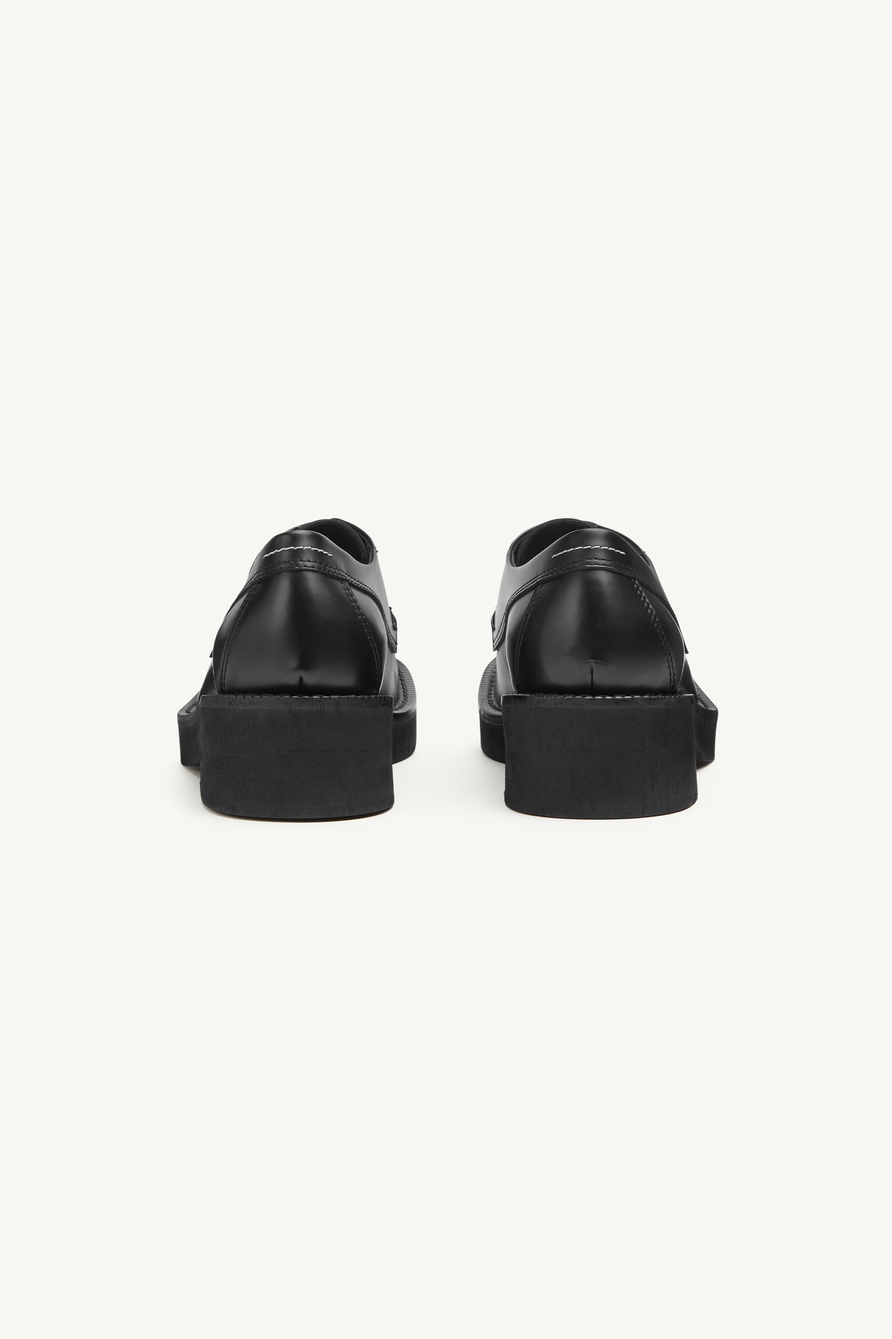 Split Toe Lace-up Shoes - 3