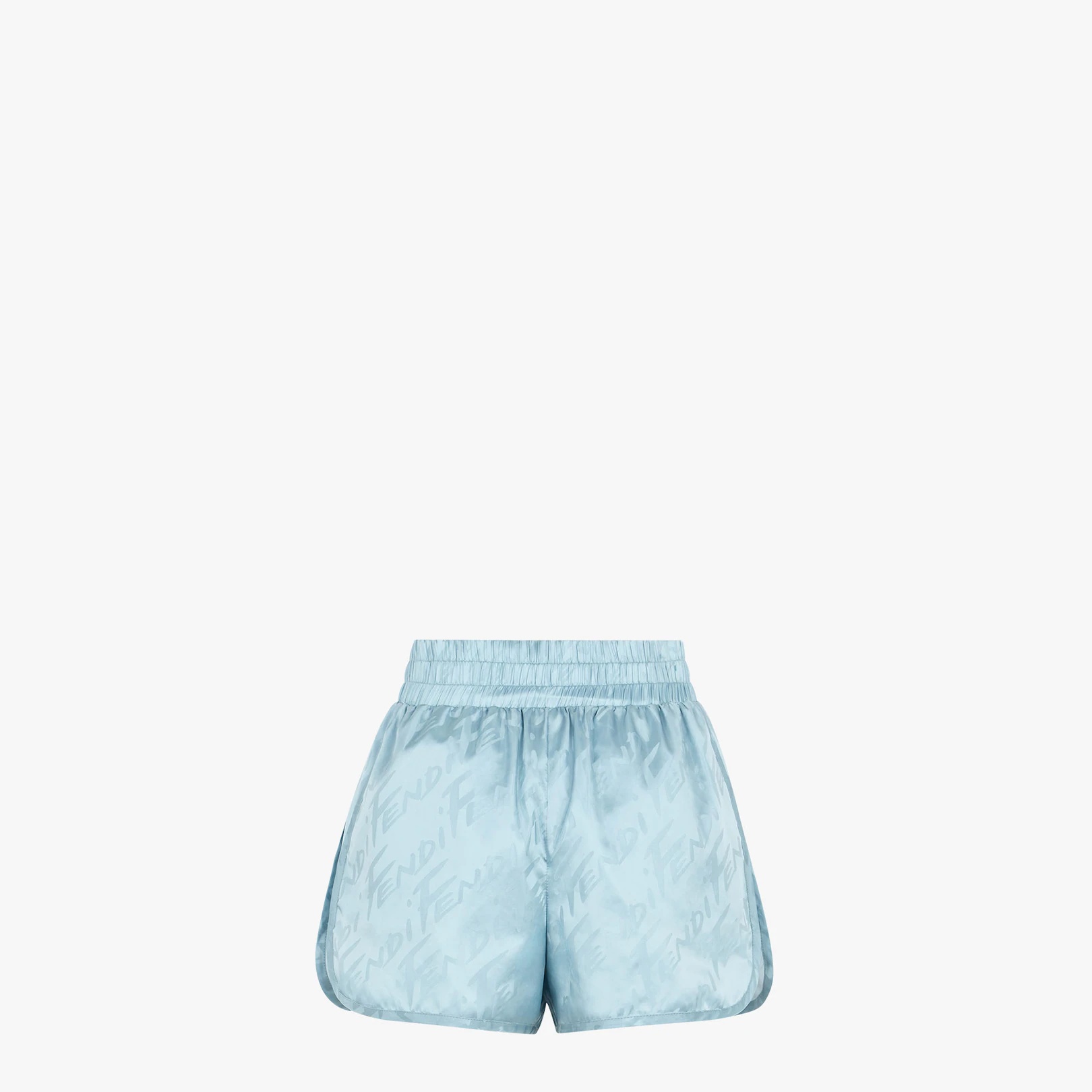 Light blue nylon shorts - 2