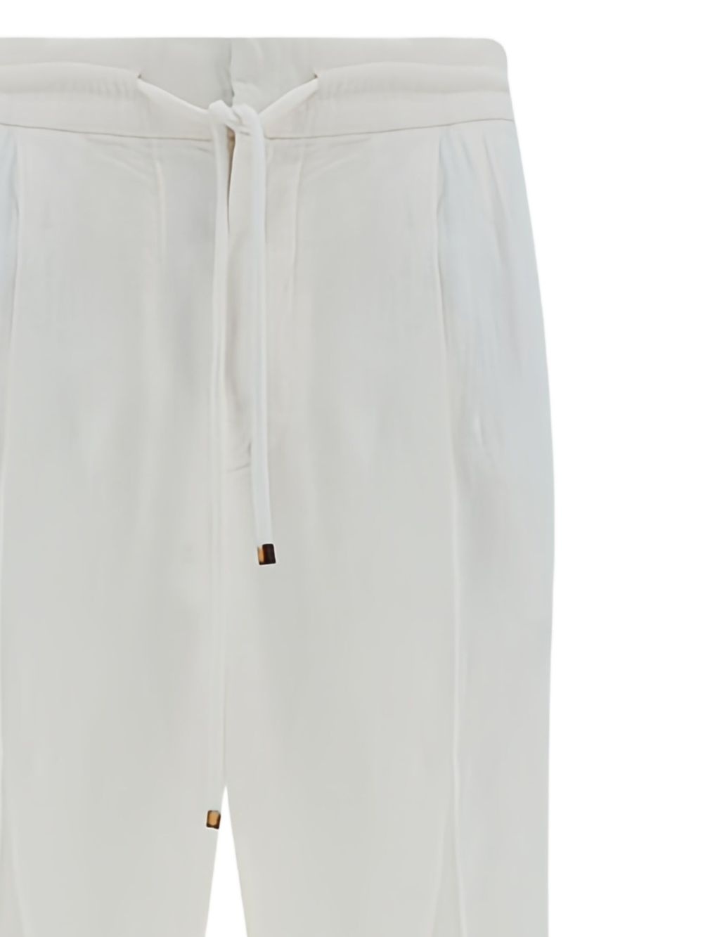 drawstring-waistband trousers - 2