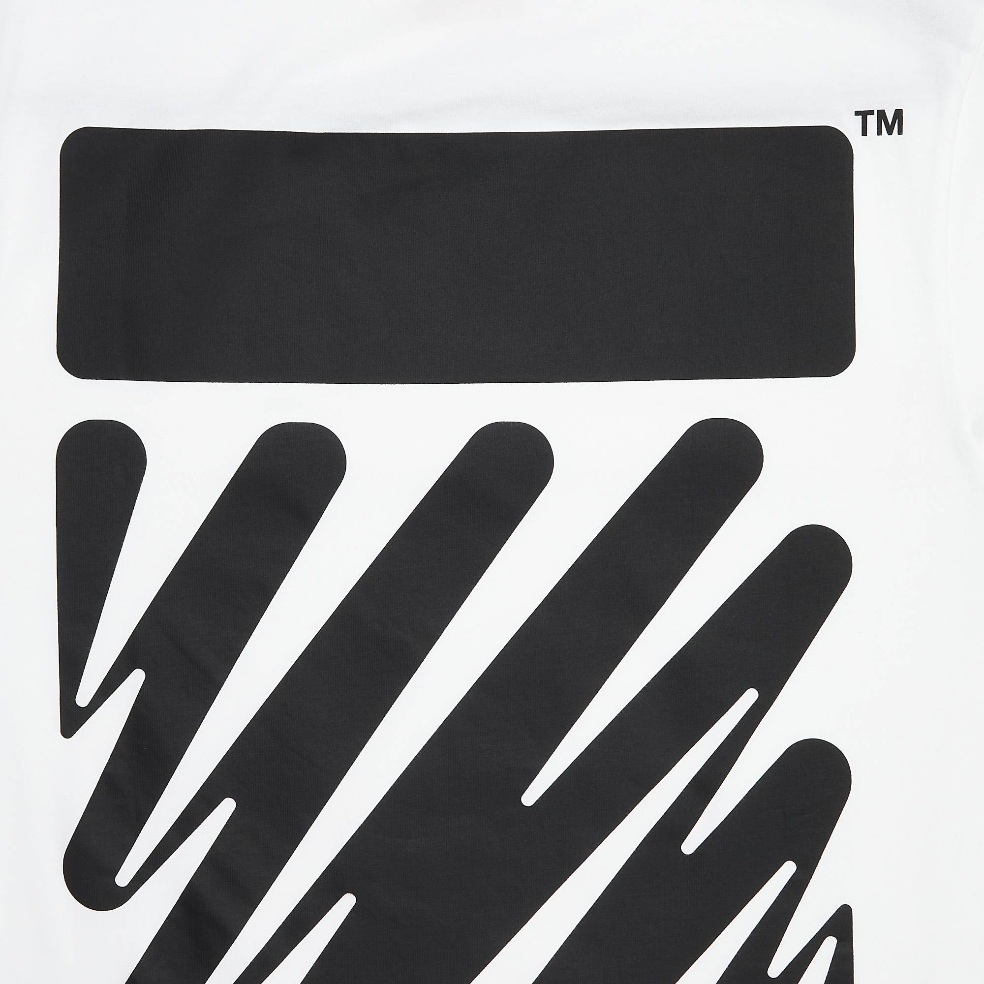Off-White Wave Diag Slim Short-Sleeve Tee 'White/Black' - 3