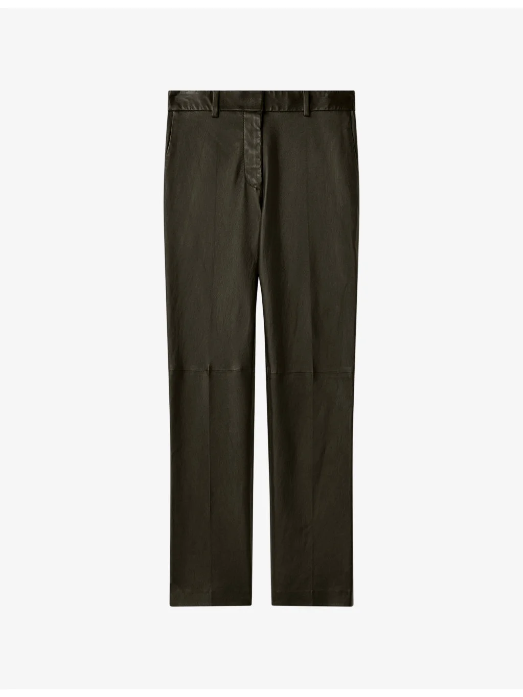 Coleman Slim-Fit Leather Trousers - 1