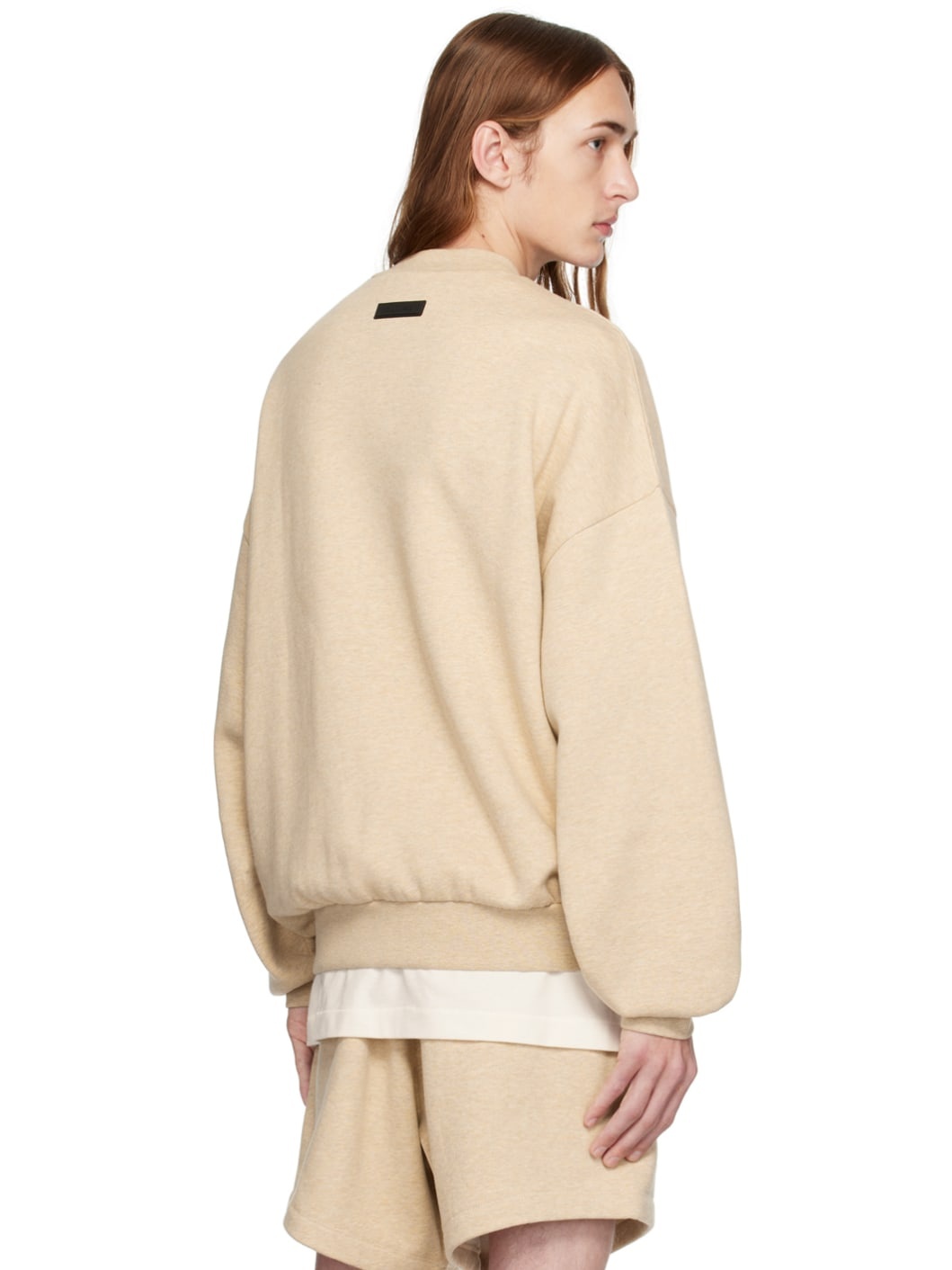 Beige Crewneck Sweatshirt - 3