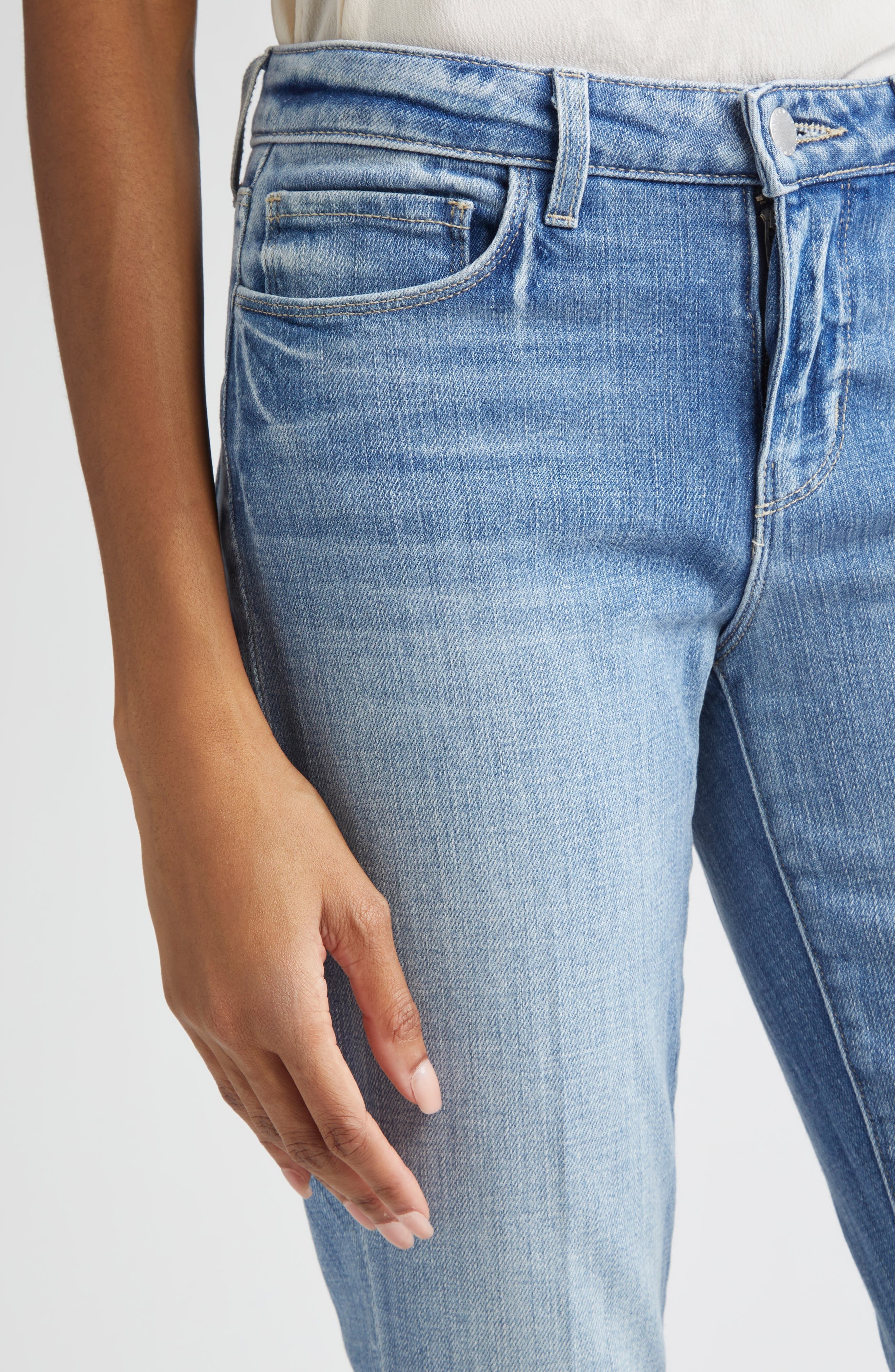 L'AGENCE Cara Low Rise Bootcut Jeans in Ibarra at Nordstrom - 5