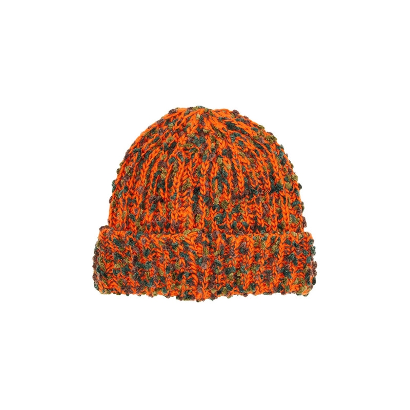 Supreme Supreme Chenille Beanie 'Orange' | REVERSIBLE