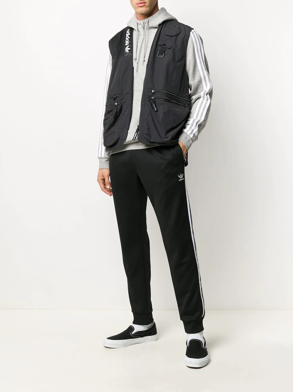 3-stripes half-zip hoodie - 2