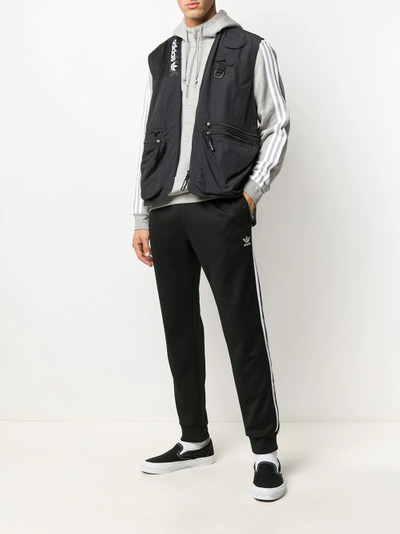 adidas 3-stripes half-zip hoodie outlook