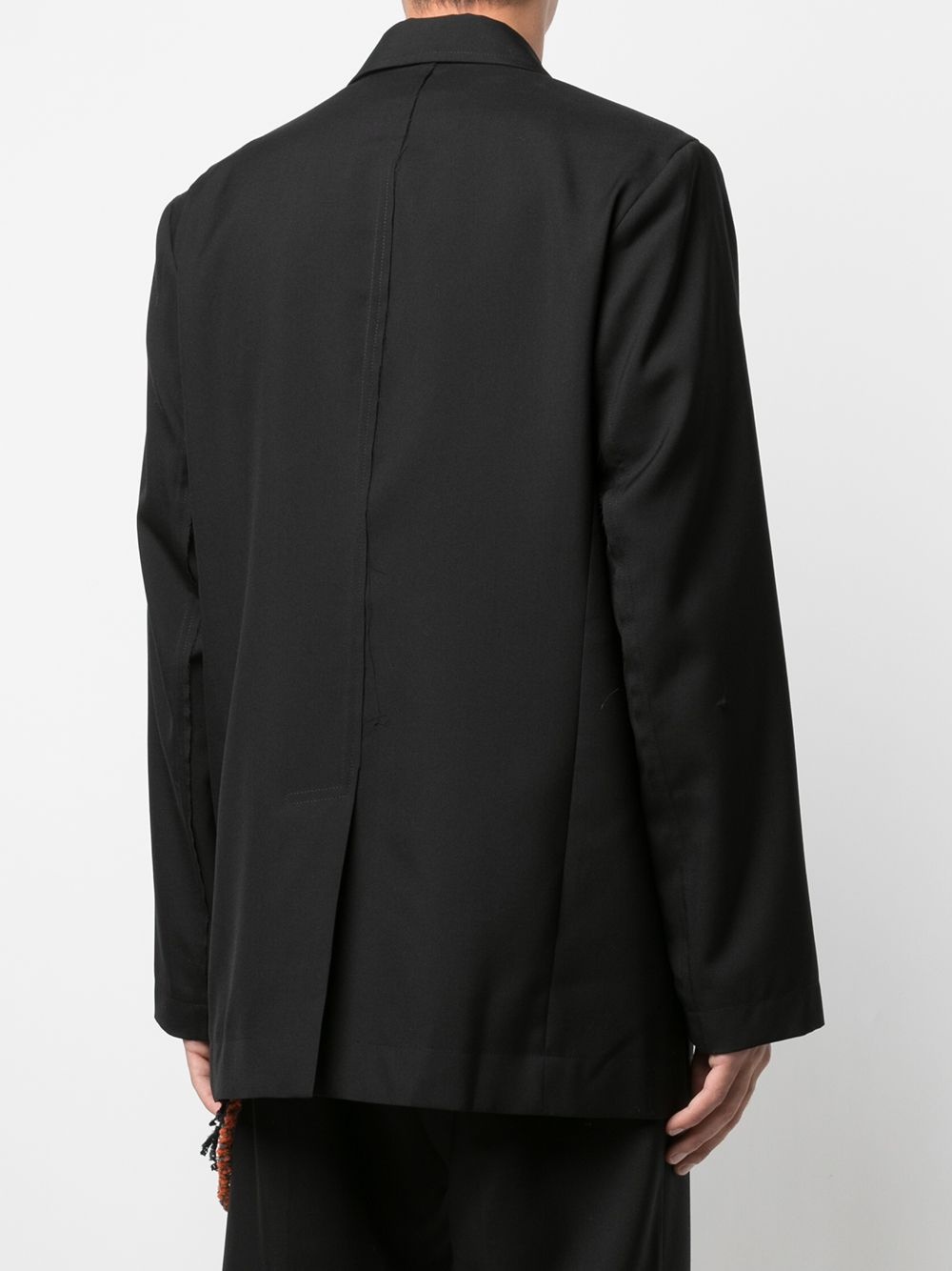 Drape Gabardine single-breasted blazer - 4