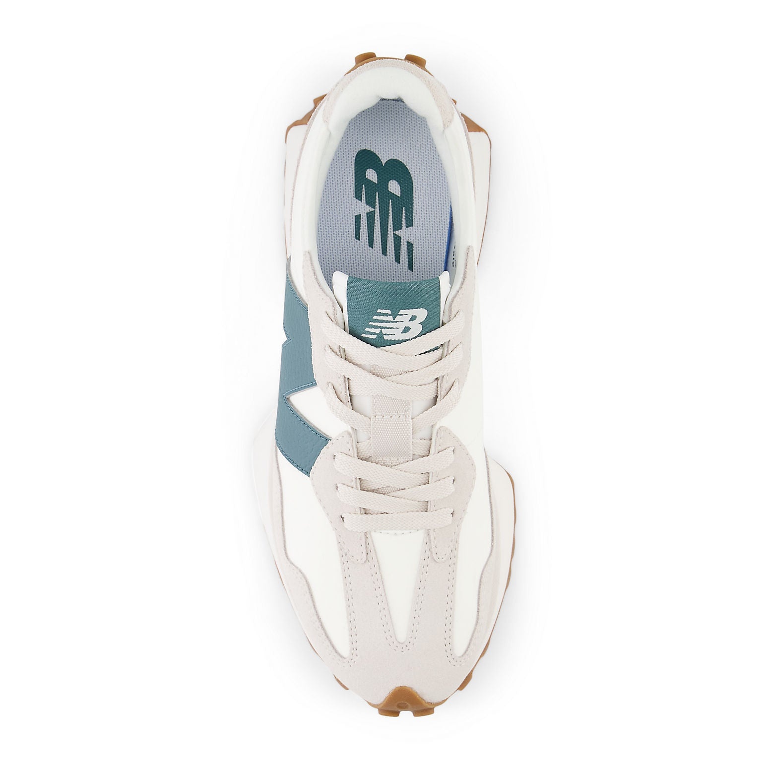 (WMNS) New Balance 327 'Moonbeam New Spruce' WS327GA - 4