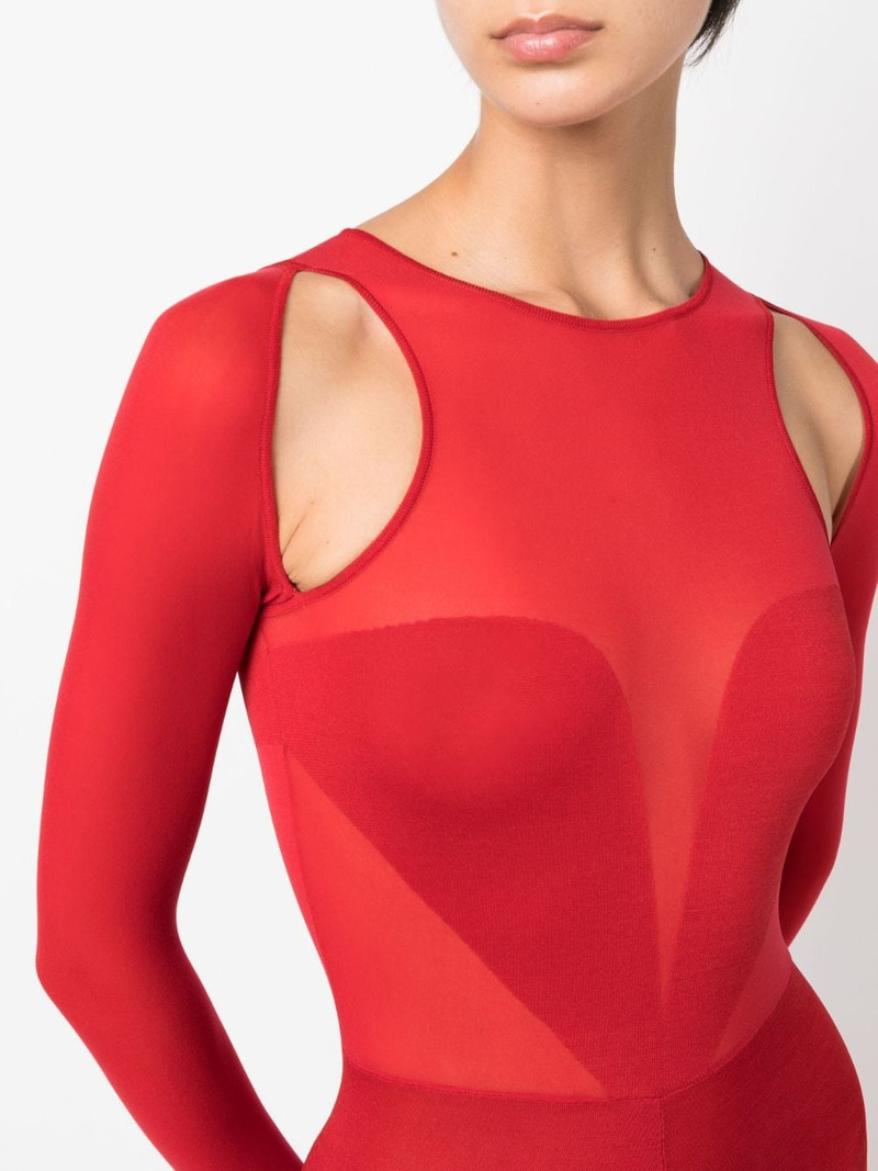 cut-out long-sleeve jumpsuit 5