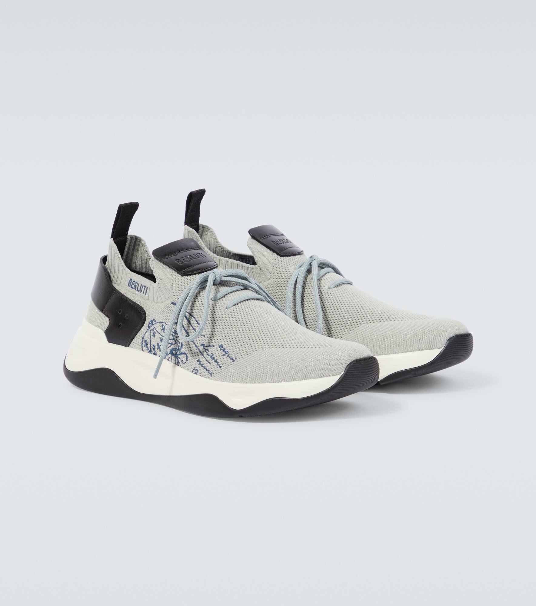 Shadow embroidered sneakers - 5