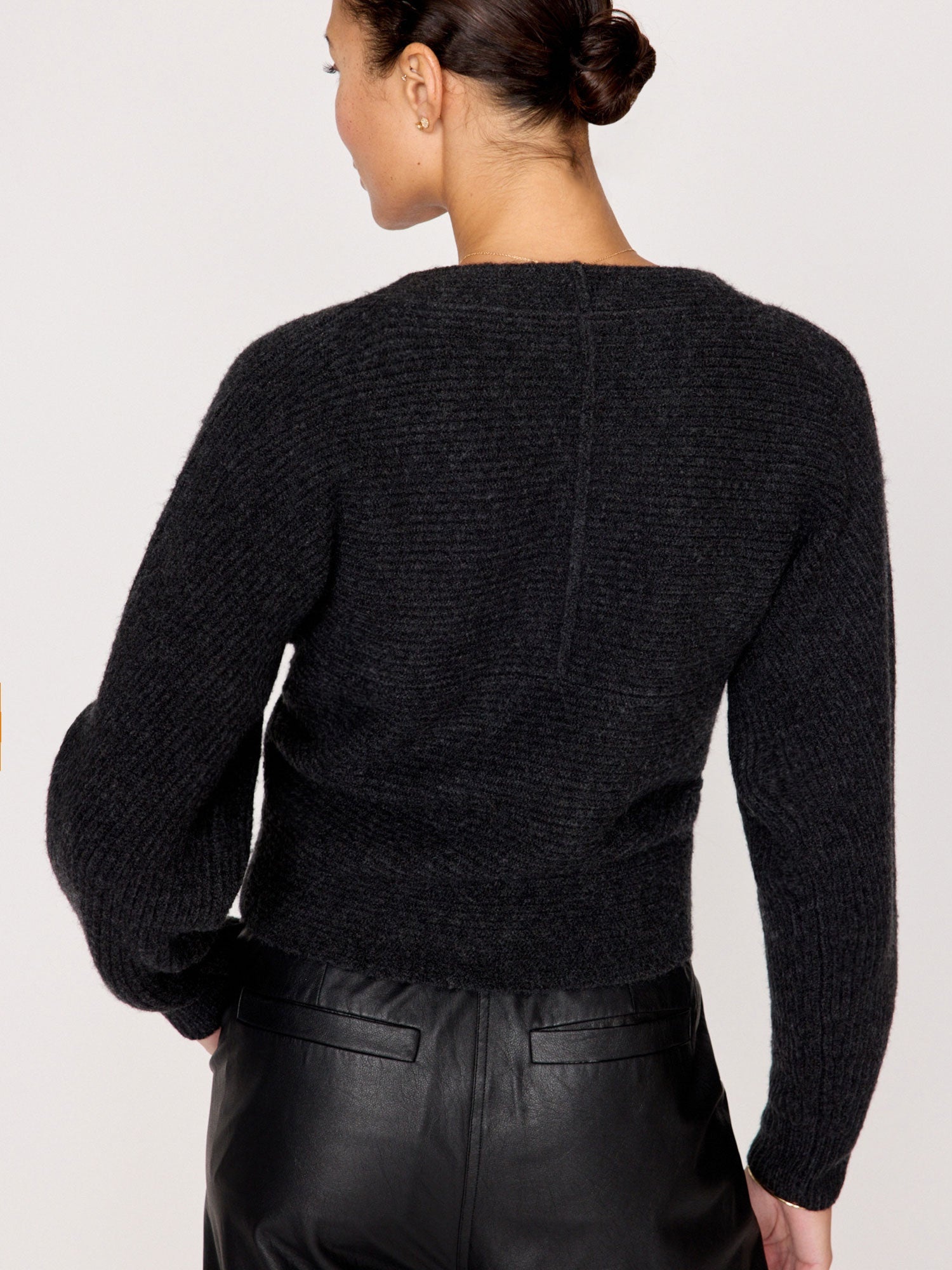 The Hughes Wrap Front Sweater - 6