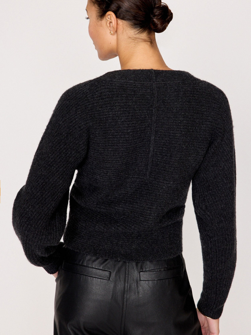 The Hughes Wrap Front Sweater 6