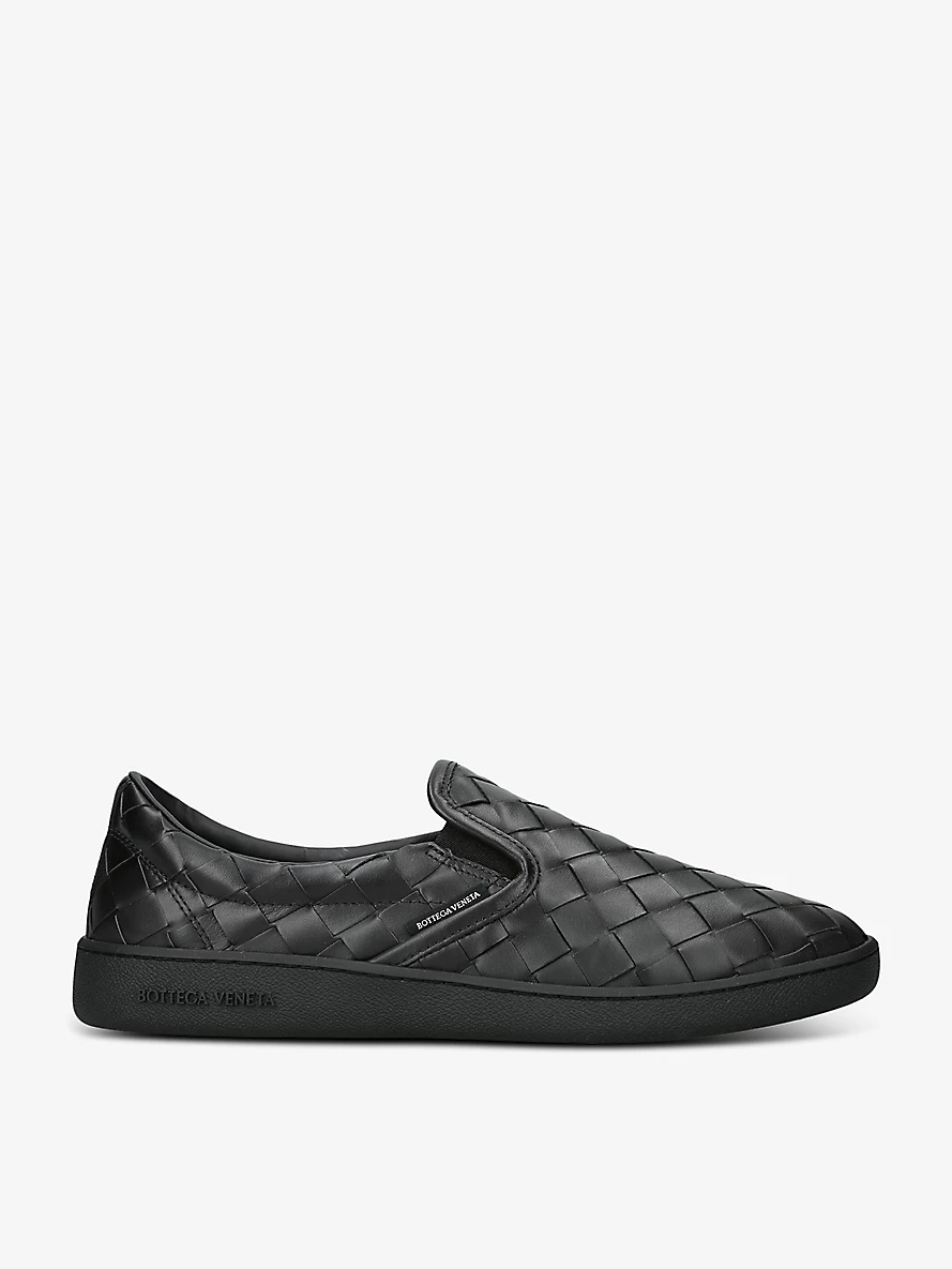 Sawyer Intrecciato-woven trainers - 1