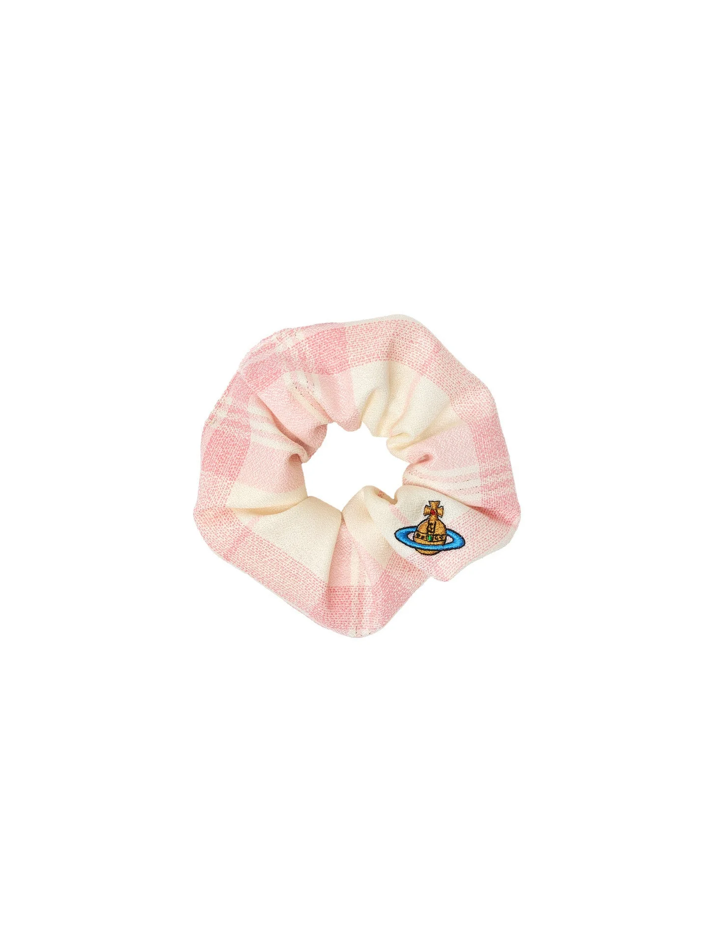 SCRUNCHIE SMALL - IVORY/PINK - 1