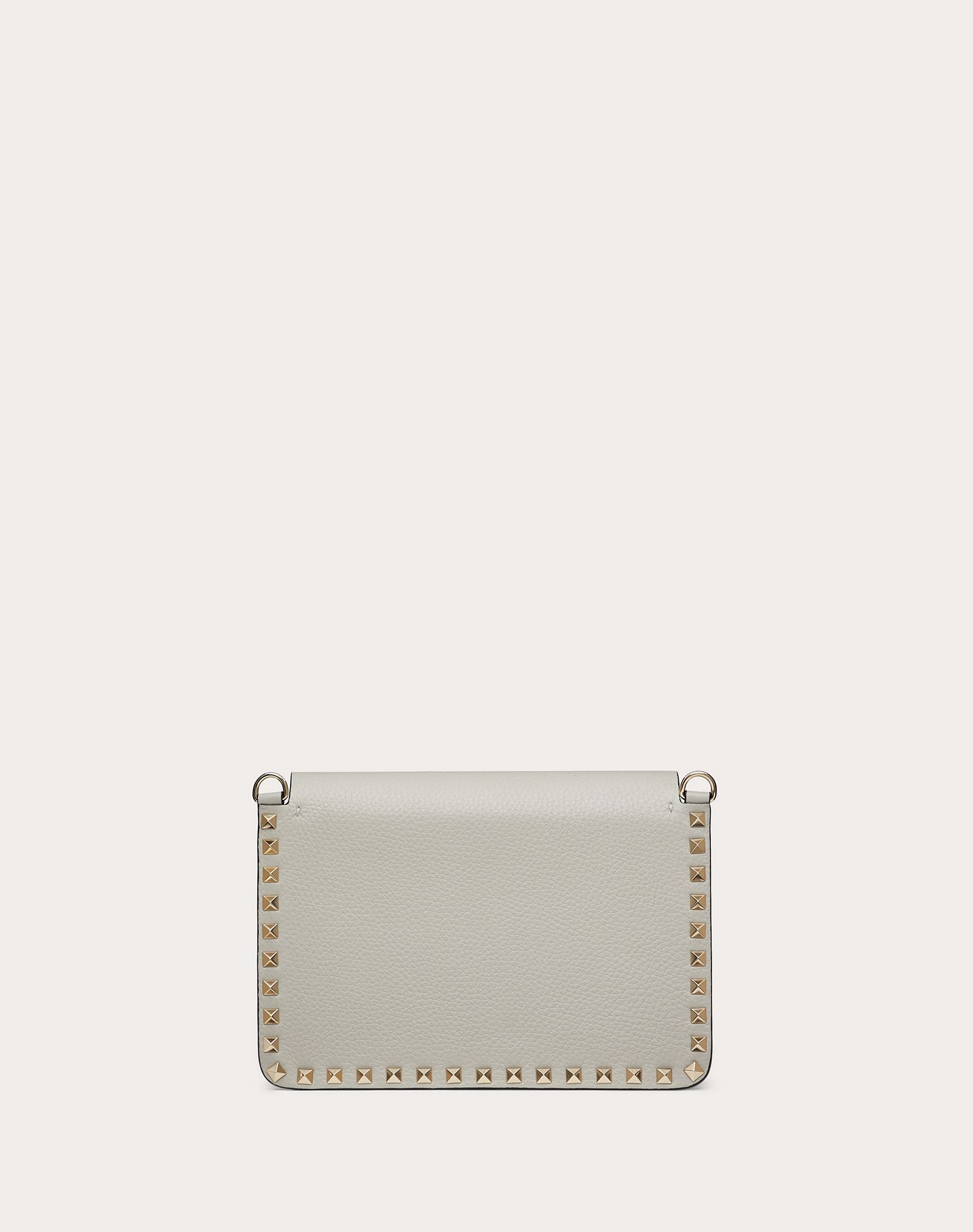 Small Rockstud Grainy Calfskin Crossbody Bag - 3