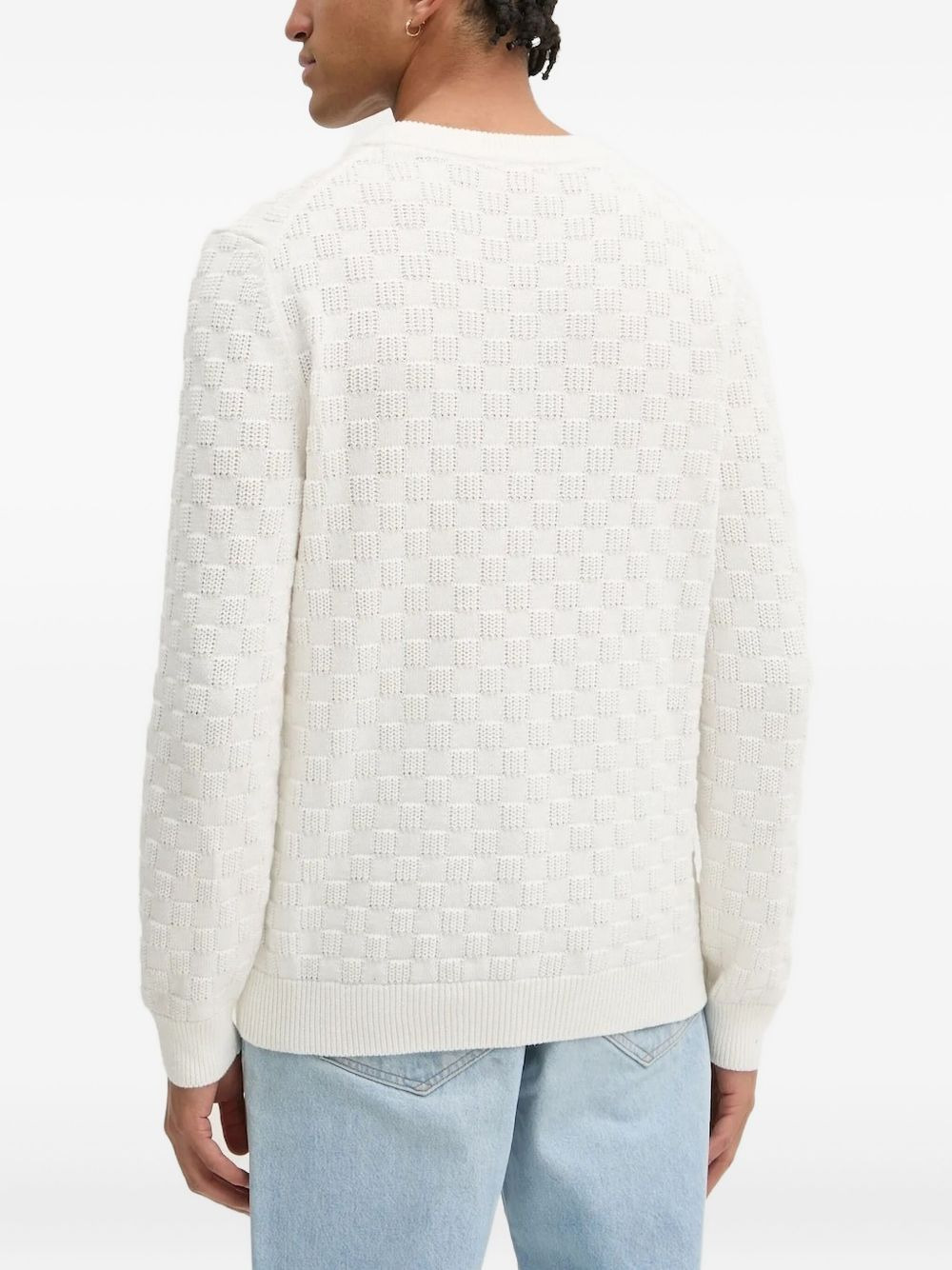 checked sweater - 2