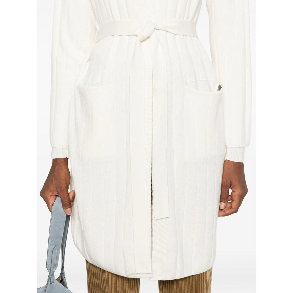 Max Mara White Knitwear - Cardigans Women - 3