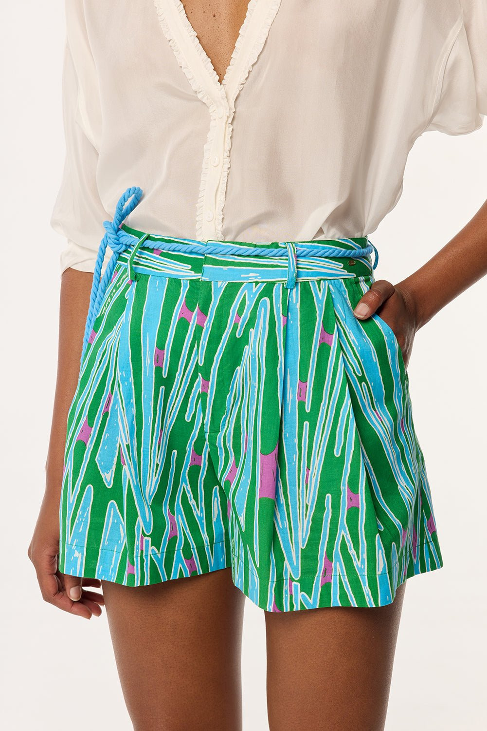Short Chantal - Green Bamboo - 2