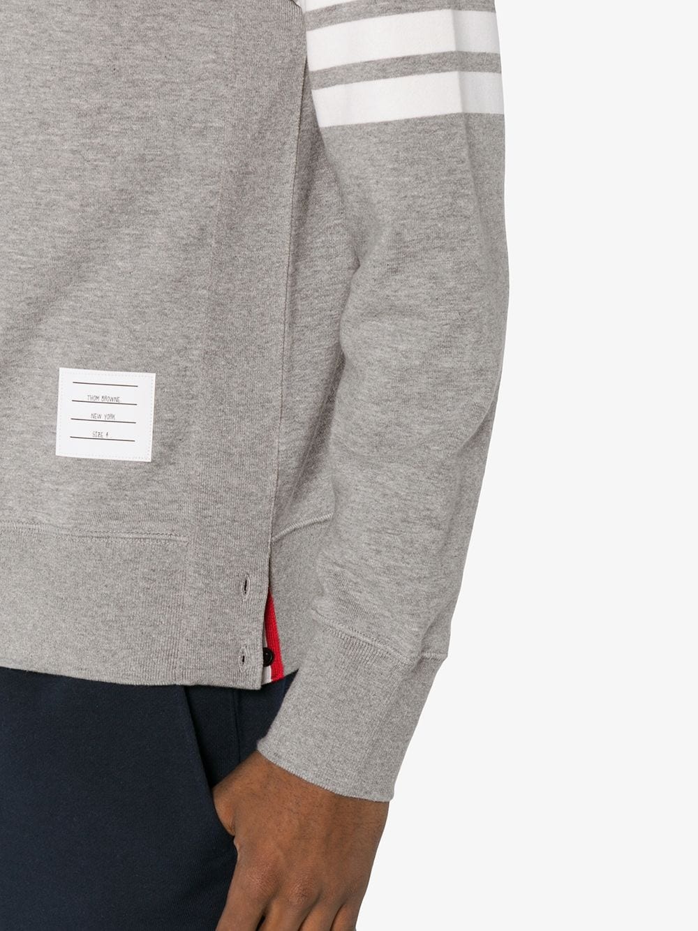 Engineered 4-Bar Jersey Sweatshirt - 5