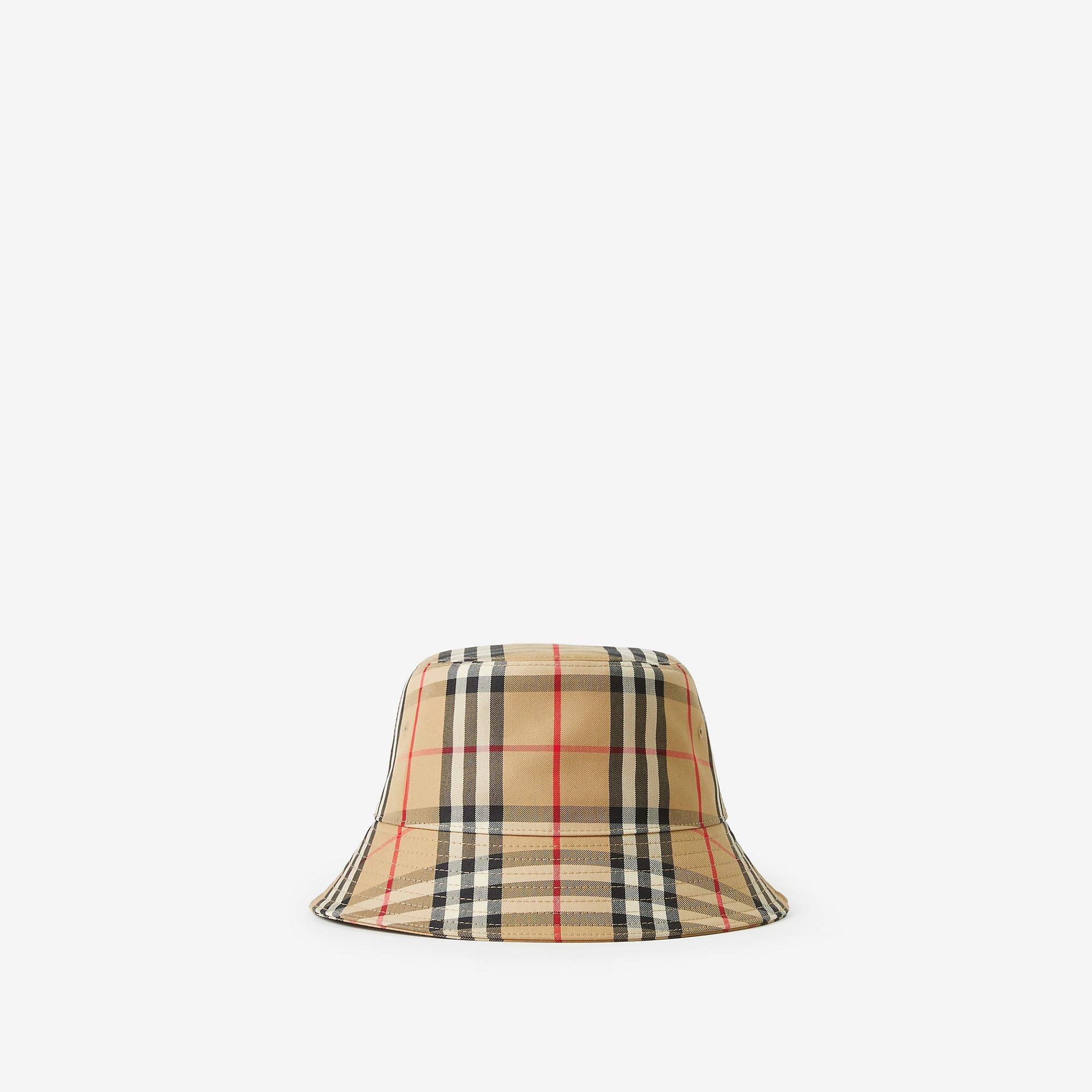 Vintage Check Technical Cotton Bucket Hat - 1
