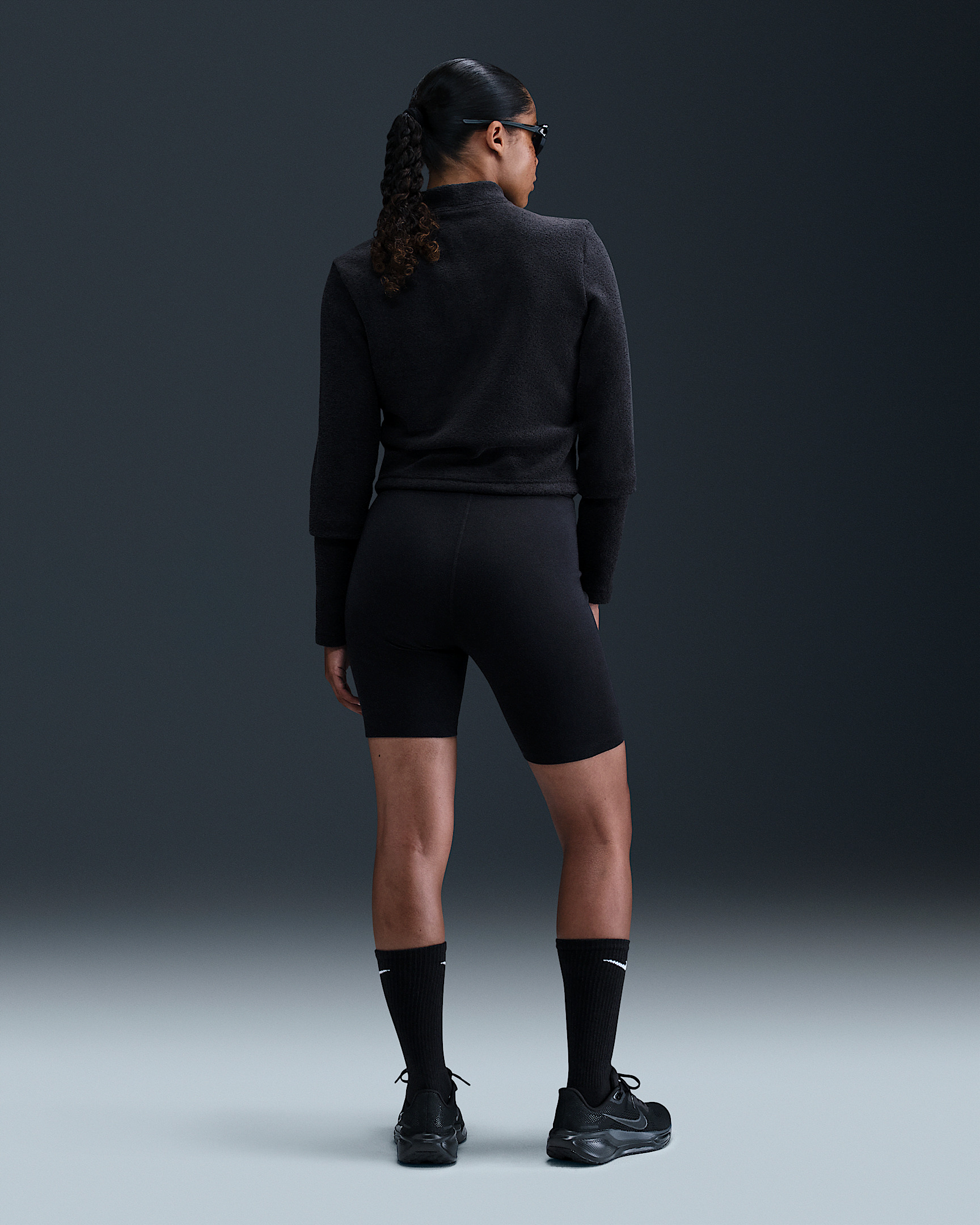 Nike Sportswear Phoenix Plush Women's Slim Long-Sleeve Cozy Fleece 1/2-Zip Top - 5