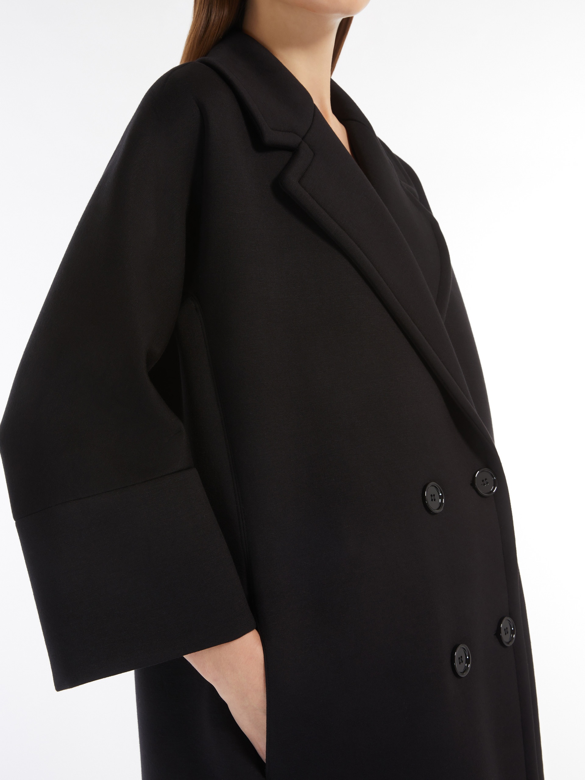 S Max Mara EMMA Bonded jersey midi coat | REVERSIBLE