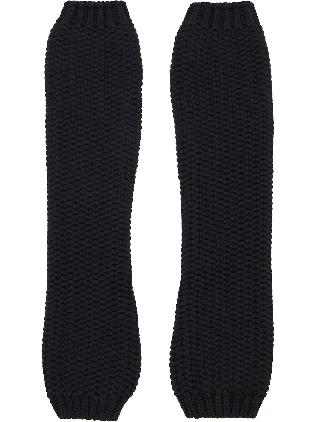 Black Fingerless Gloves - 1