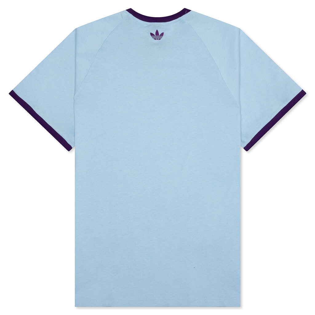 ADIDAS ORIGINALS X KERWIN FROST RINGER TEE - CLEAR SKY - 2