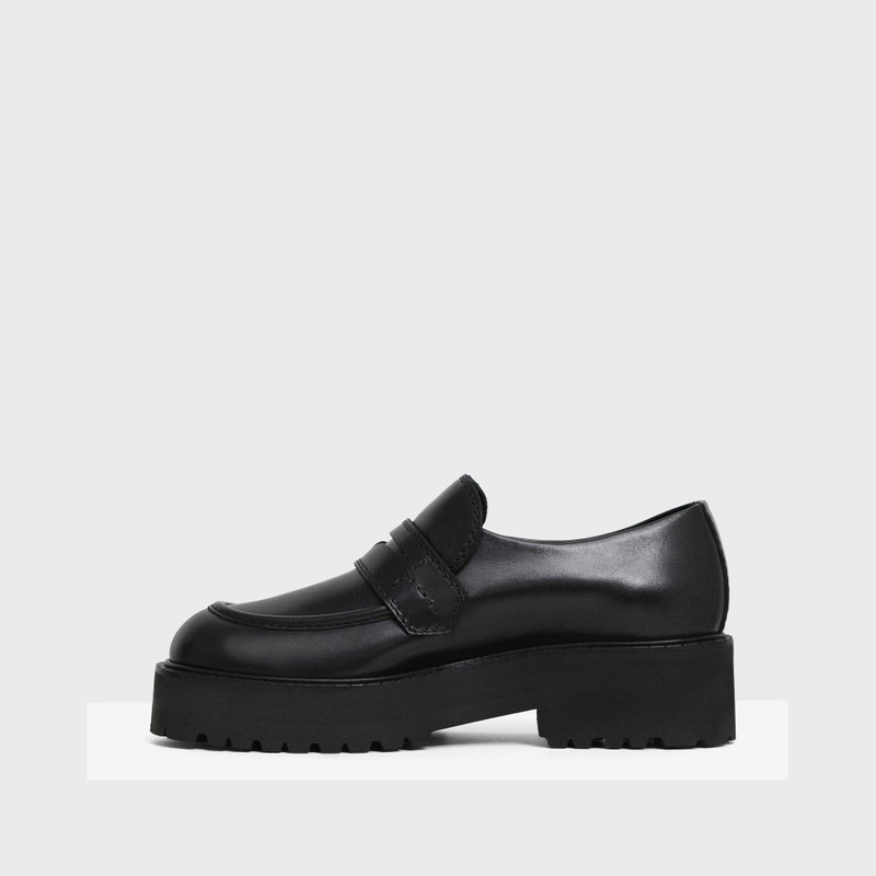Leather Platform Loafer 3