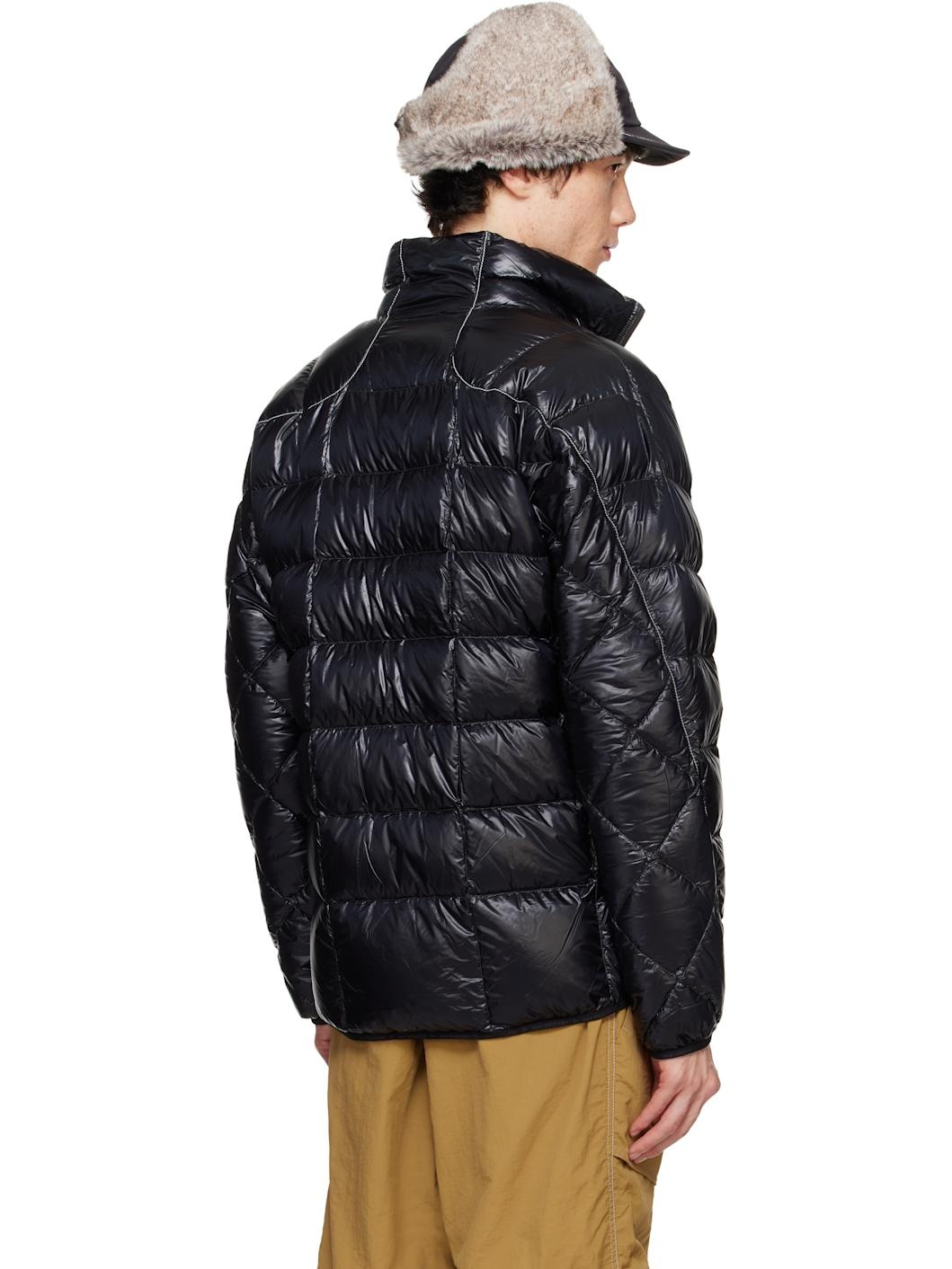Black Diamond Stitch Down Jacket - 3